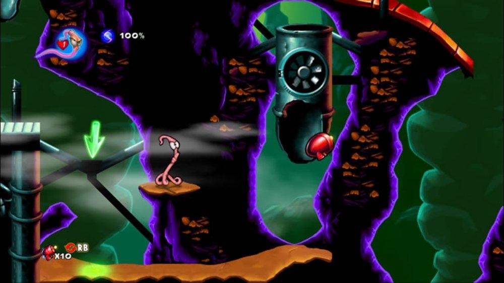 Portada de Earthworm Jim HD
