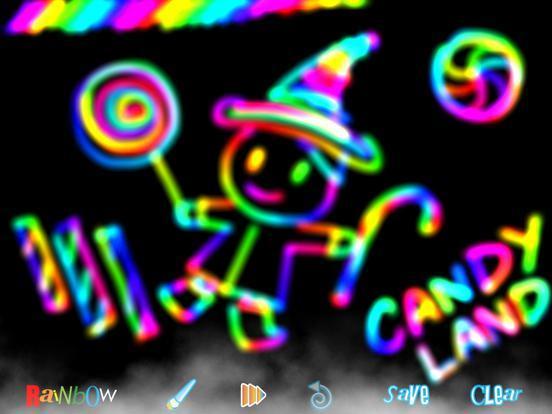 Portada de RainbowDoodle - Animated rainbow glow effect
