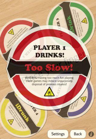 Portada de iDrinkLite - 3 best drinking games in 1 App!