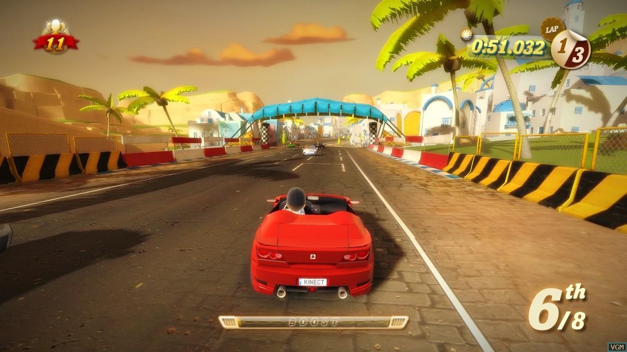 Portada de Kinect Joy Ride