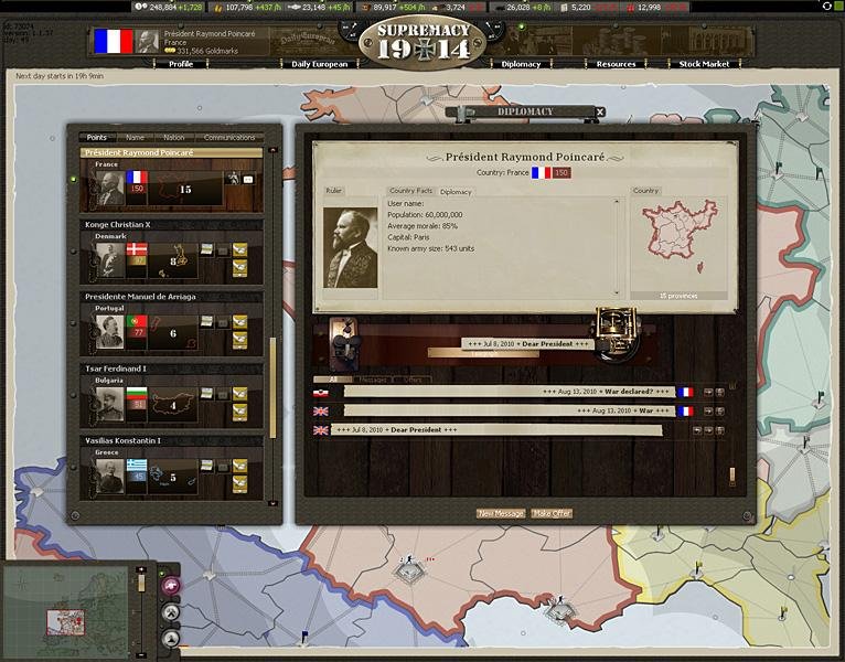 Portada de Supremacy 1914