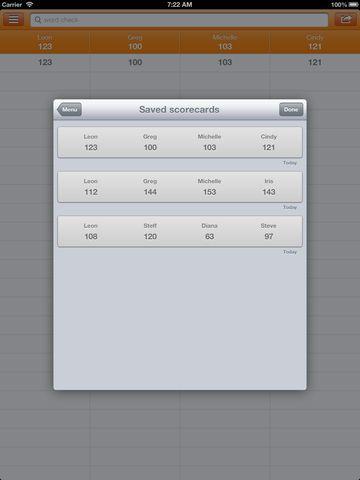 Portada de Scorecard for word games