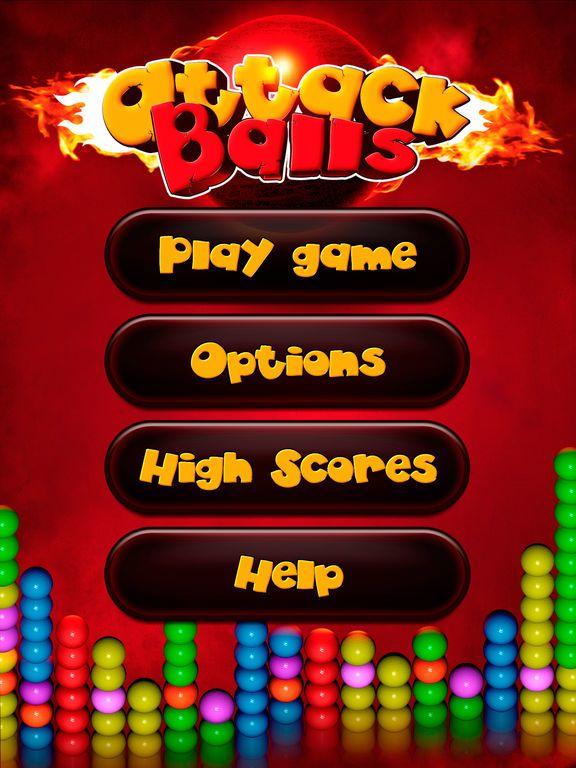 Portada de Attack Balls Bubble Shooter
