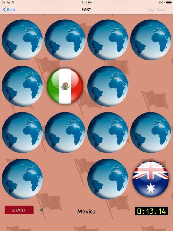 Portada de Flags Matching Game