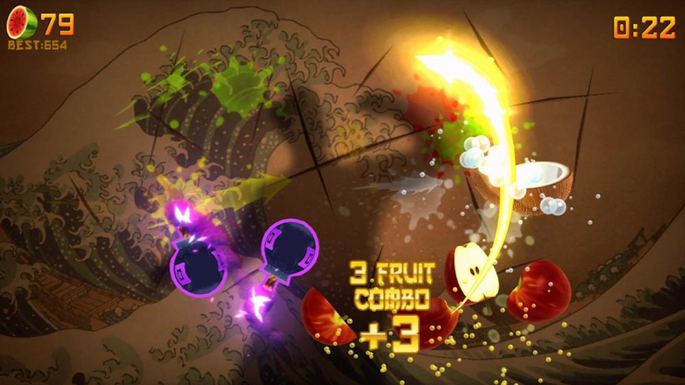 Portada de Fruit Ninja Kinect