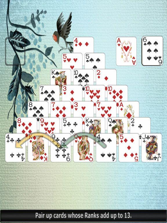 Portada de Pyramid Solitaire for iPad.