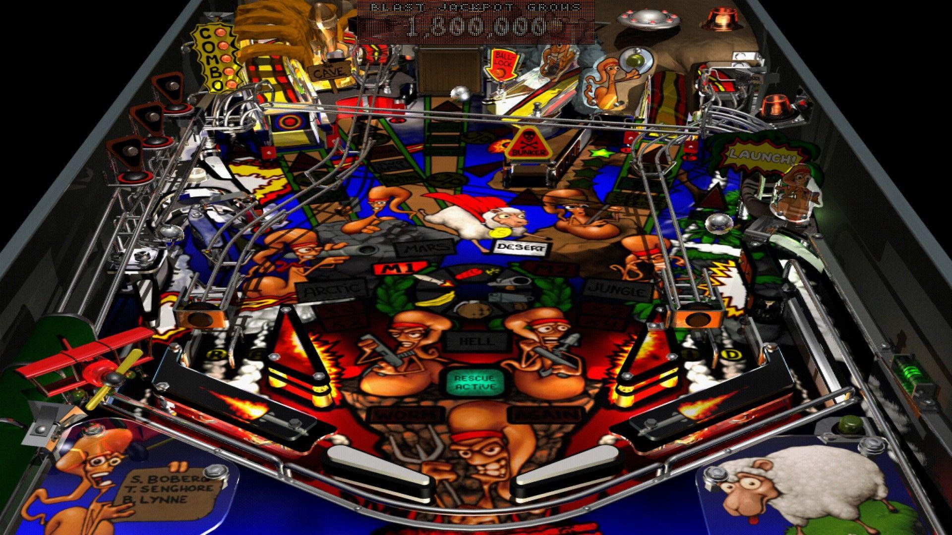 Portada de Worms Pinball