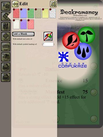 Portada de Deckromancy Trading Card Maker - Craft of the Deckromancer with Animated GIF / APNG foil