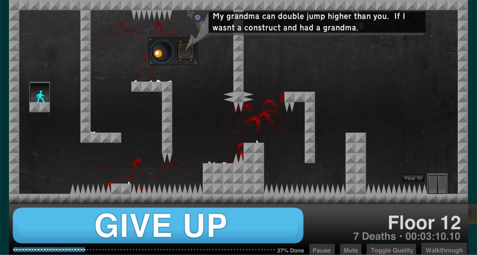 Portada de Give Up (2012)