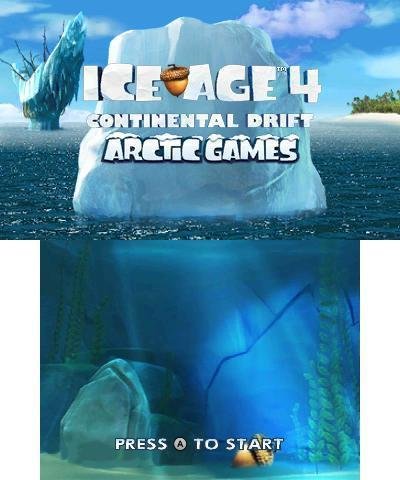Portada de Ice Age: Continental Drift - Arctic Games (3DS/DS)