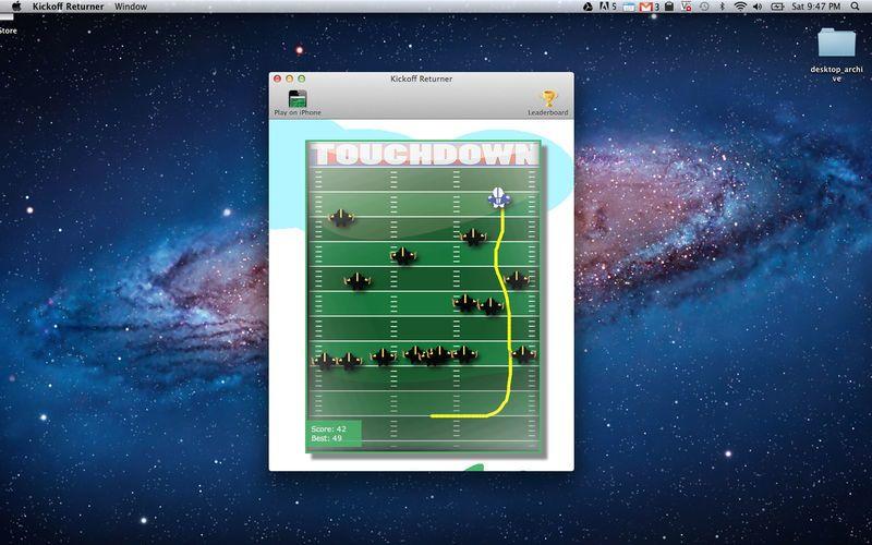 Portada de Kickoff Returner Pro