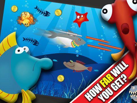 Portada de Shark Attacks! FREE: Hungry Fish Revenge Laser Shooting Racing Game - By Dead Cool Apps