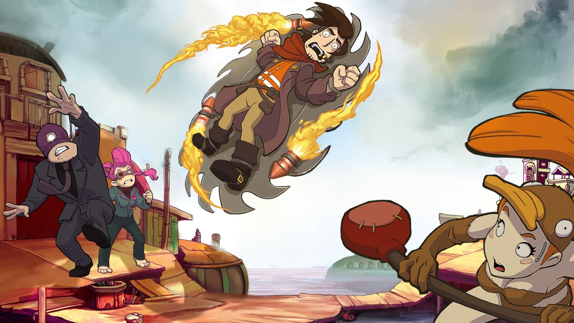 Portada de Chaos on Deponia