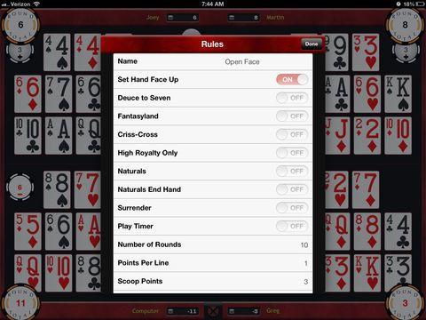Portada de Chinese Open Face Poker