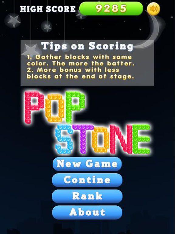 Portada de 消灭石头 Pop Stone - 消灭星星姊妹篇 Pop Star 快乐Star消消乐 天天星星爱消除