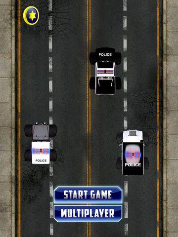 Portada de Police Chase Monster Truck Car Off-Road Drag Race Game Free (3D Real Test Driving Traffic Sim)