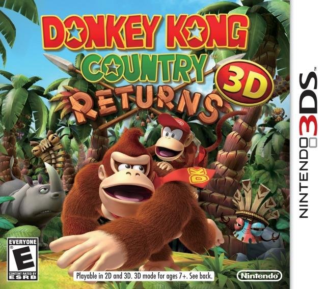 Portada de Donkey Kong Country Returns 3D
