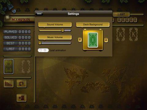 Portada de ACC Solitaire [ Scorpion ] HD Free - Classic Card Games for iPad & iPhone