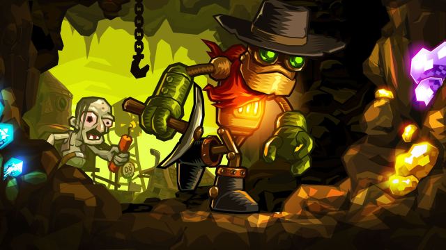 Portada de SteamWorld Dig