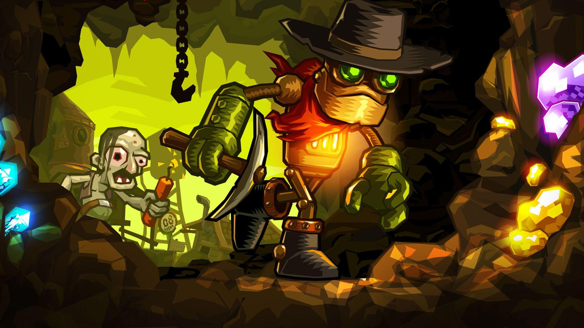 Portada de SteamWorld Dig