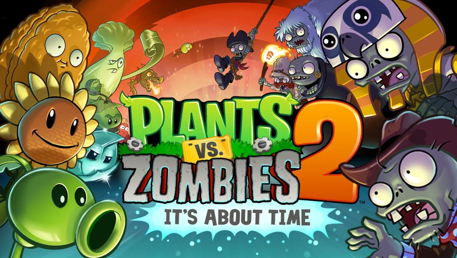 Portada de Plants vs. Zombies 2: It's About Time
