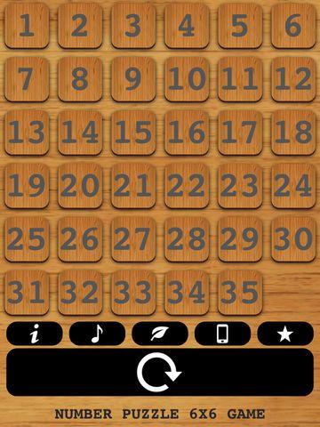 Portada de Number Puzzle 6X6 Slider Free