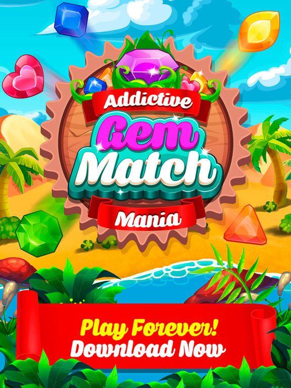 Portada de Addictive Gem Match Mania Drop