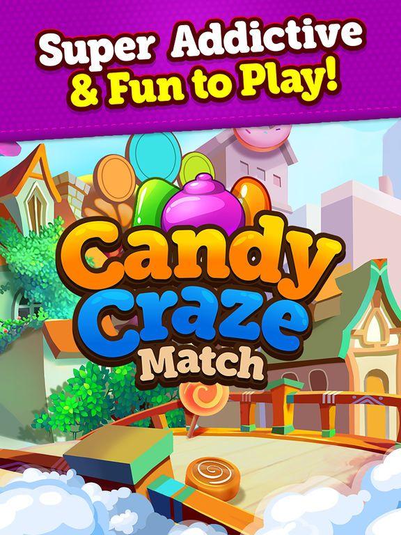Portada de Candy Craze Match-3 Mania Land