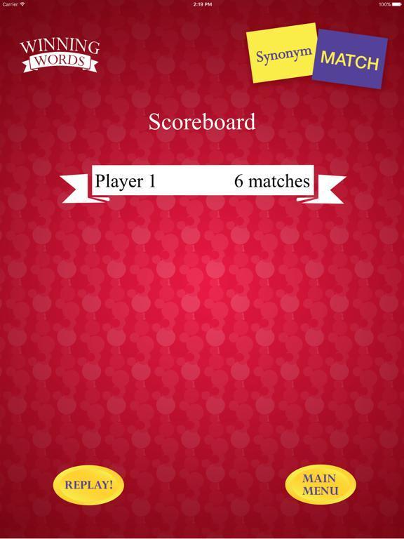 Portada de Synonym Match