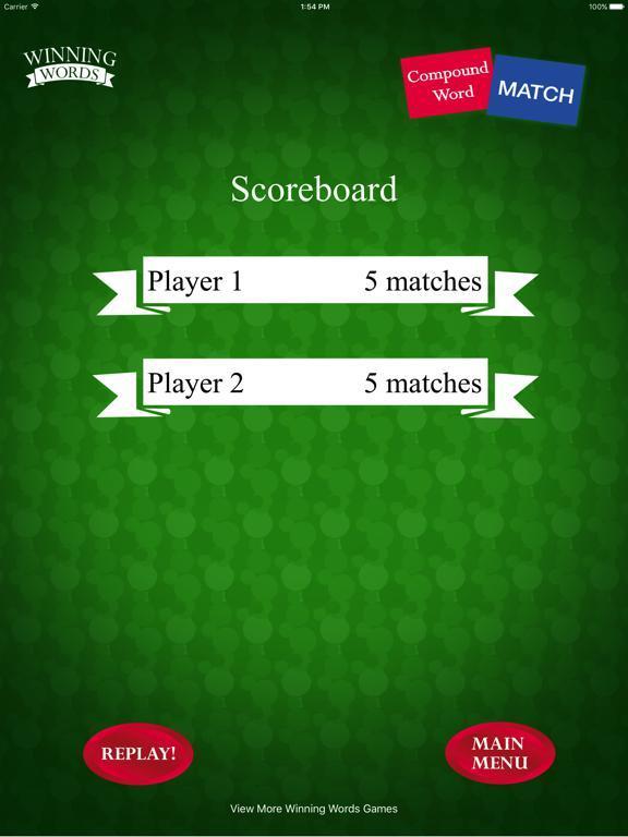 Portada de Compound Word Match