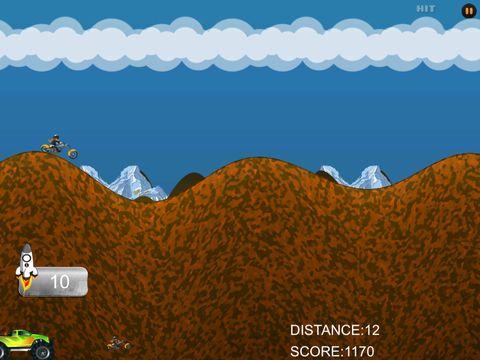 Portada de A Motorcycle Hill Racing vs Monster Truck Showdown Free Game