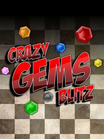 Portada de Crazy Gems Blitz – Match Three Multiplayer Social Connecting Puzzle Game