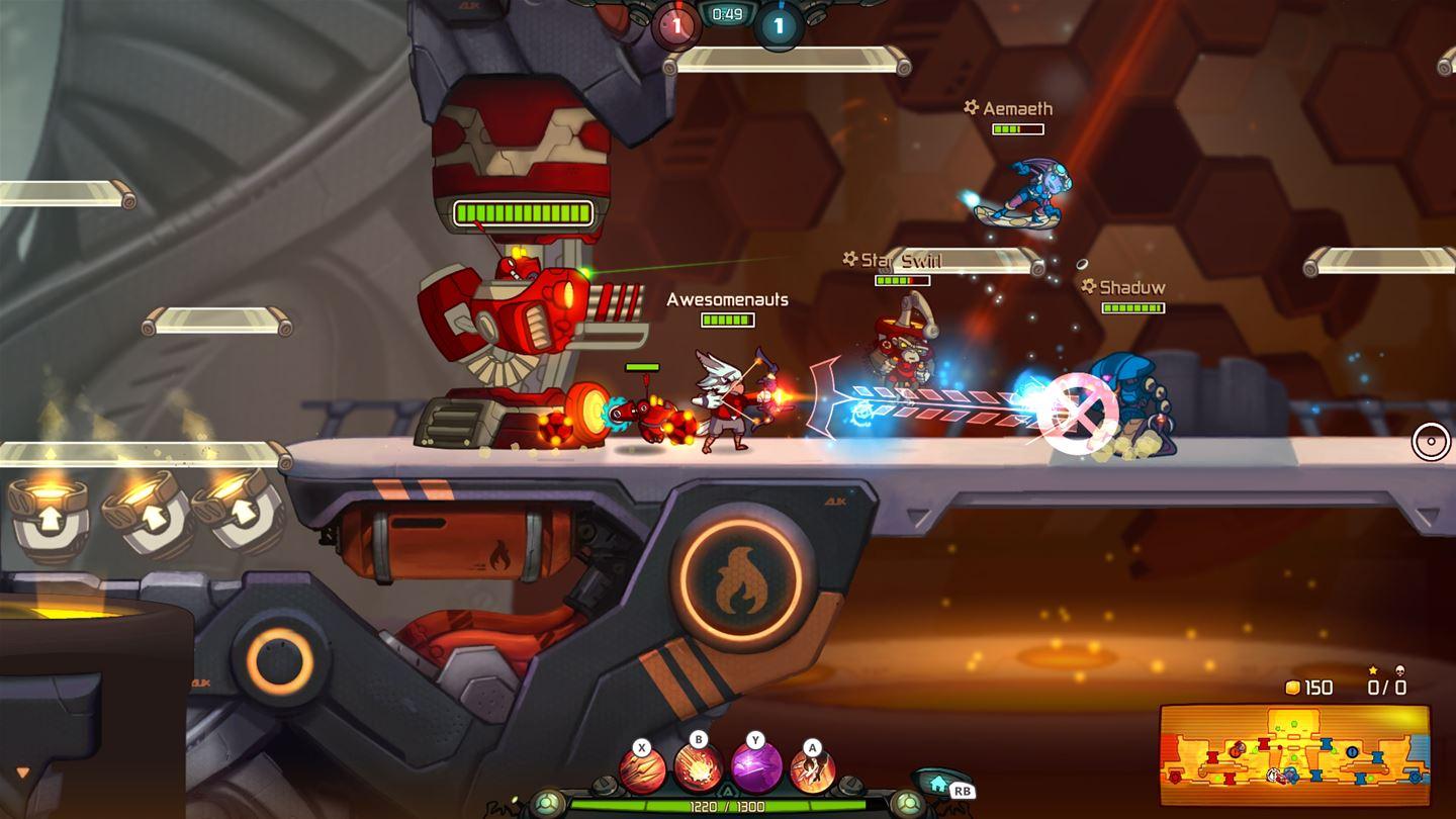 Portada de Awesomenauts Assemble!