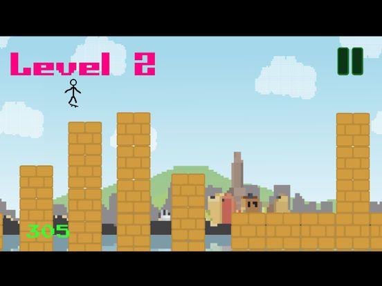 Portada de Tiny Stick-Man Skate-Boarding Awsome Pixel Game