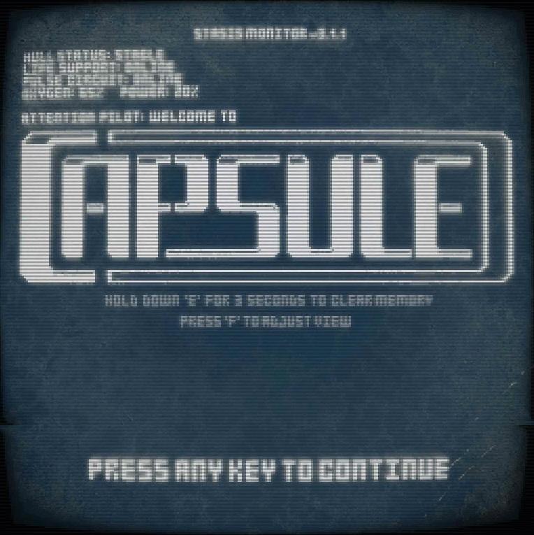 Portada de CAPSULE