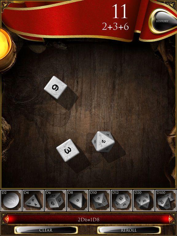 Portada de Dice roller for D&D