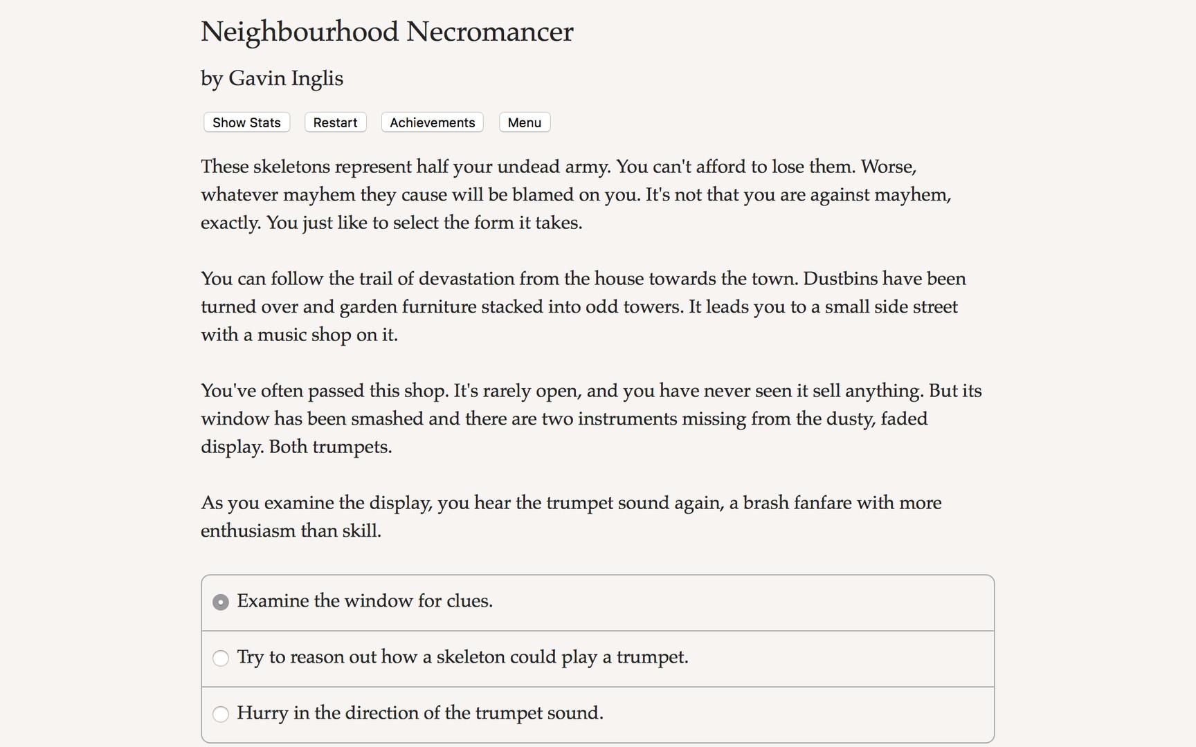 Portada de Neighbourhood Necromancer