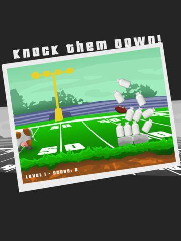 Portada de Football Toss Flick Can Knockdown