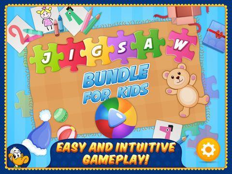 Portada de Jigsaw Bundle for Kids Free: Fun learning Puzzle game for Toddlers