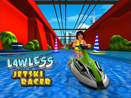 Portada de Lawless Jetski Racer -Free ( 3d Stunt Race Games for Boys and Girls )