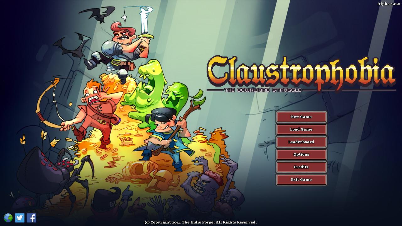Portada de Claustrophobia: The Downward Struggle