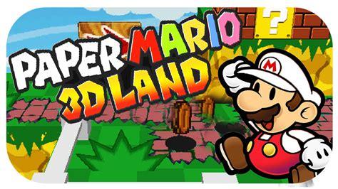 Portada de Paper Mario 3D Land