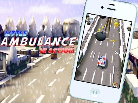 Portada de A Little Ambulance in Action Free: 3D Fun Exciting Driving for Kids with Cute Emergency Car