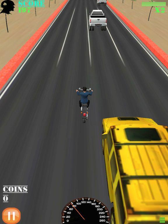 Portada de Desert Racer 3D :Crossing Traffic Motorcycles Racing Science