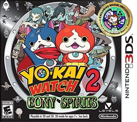 Portada de Yo-kai Watch 2: Bony Spirits