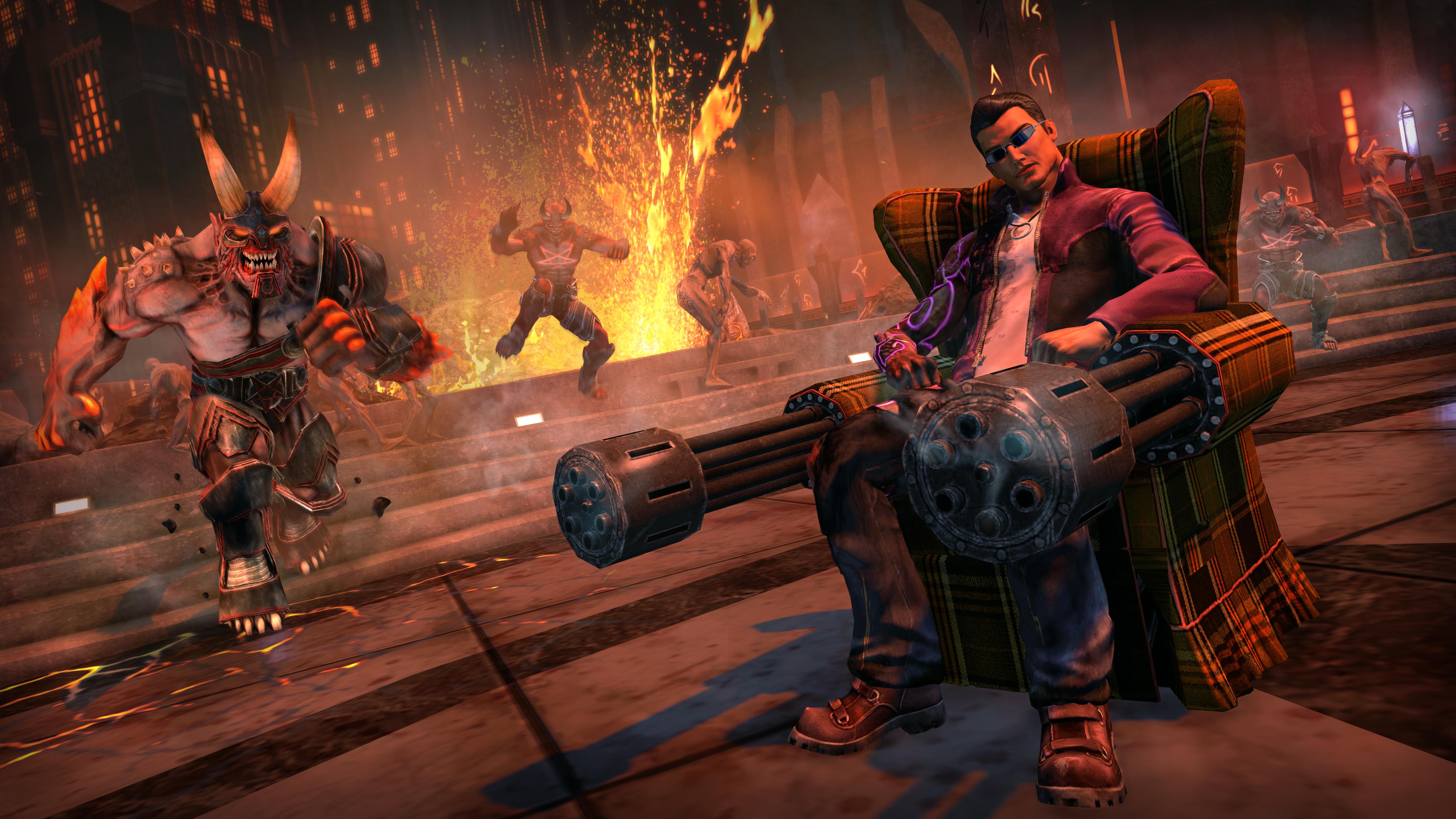 Portada de Saints Row IV: Re-Elected & Gat out of Hell