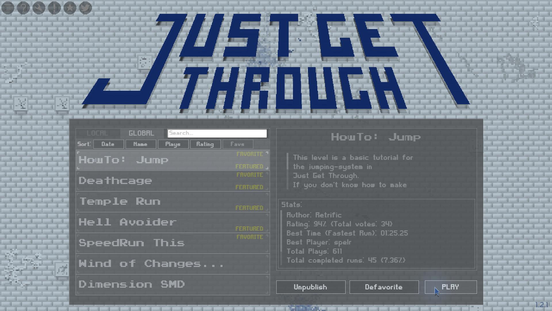 Portada de Just Get Through