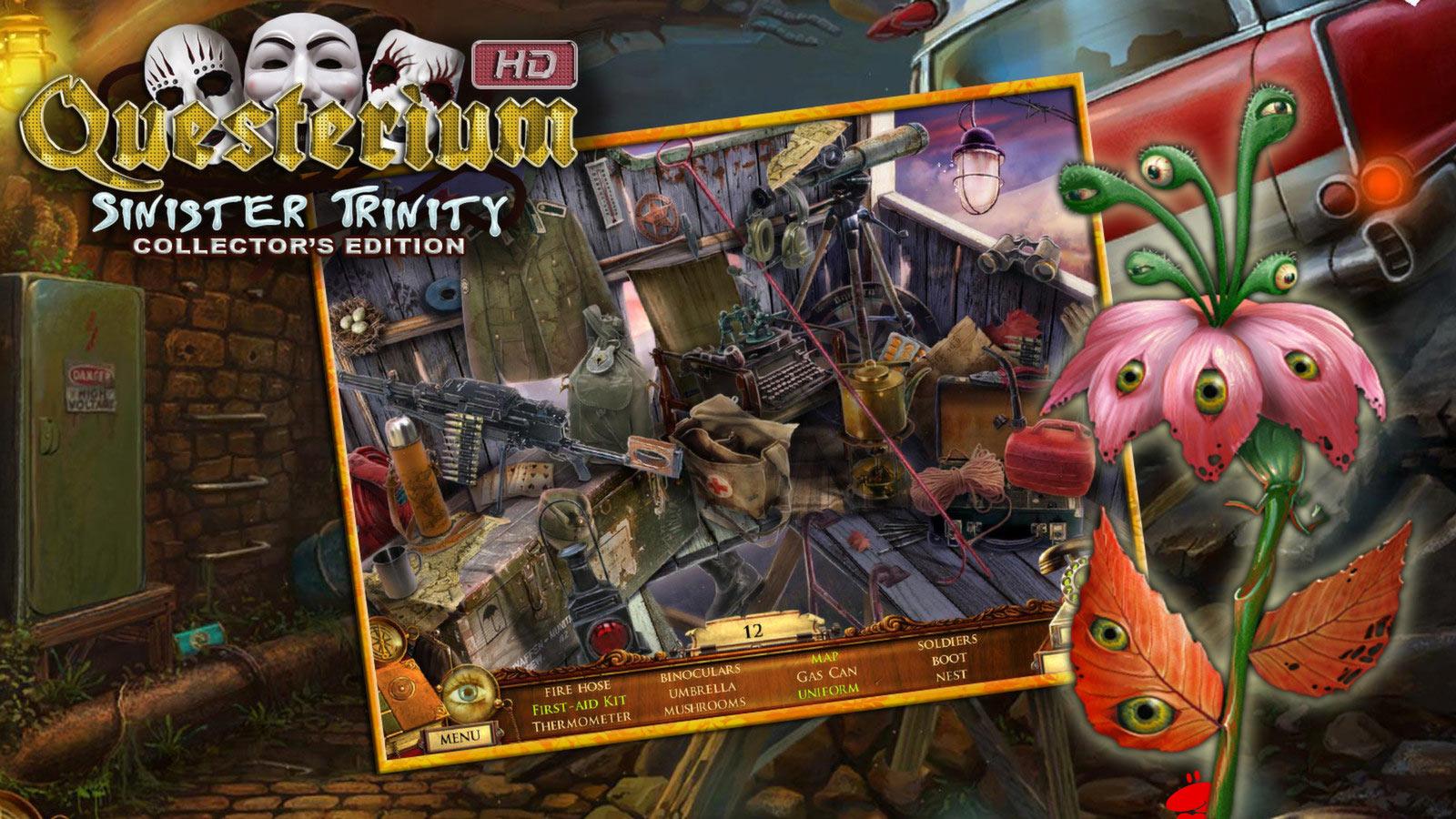Portada de Questerium: Sinister Trinity HD Collector's Edition