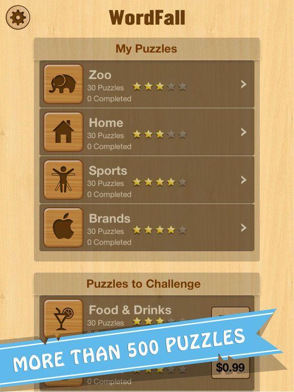 Portada de WordFall - Brain Training Game to Search Words