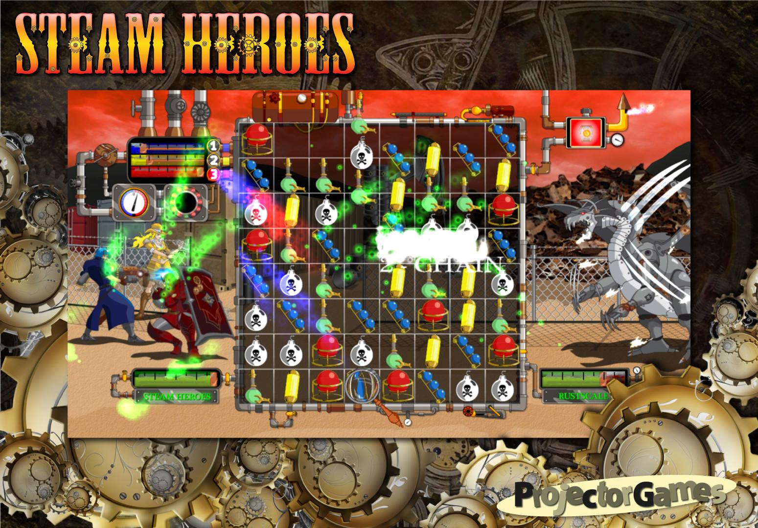 Portada de Steam Heroes